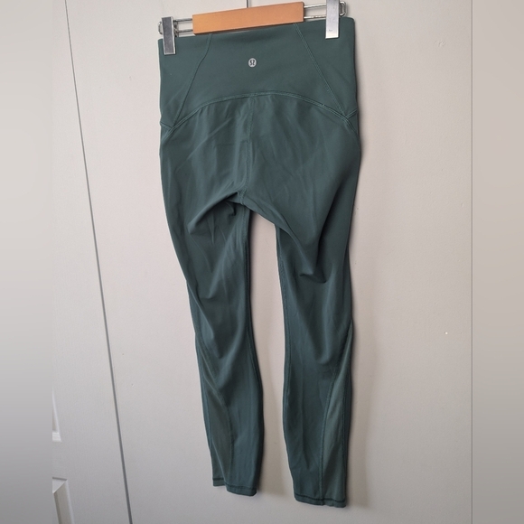 Lululemon Train Times Pant 25" Legging Color Blue Charcoal Size 6 W5BJOS - Picture 8 of 16